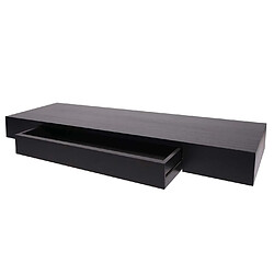 Mendler Étagère murale en bois - Noir