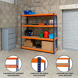 Monstershop Rayonnage S-Rax - Bleu et orange