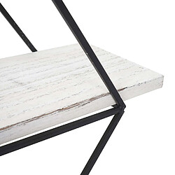 Mendler étagère murale bois de pin - Blanc