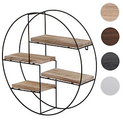 Mendler Étagère murale 4 niveaux - Bois