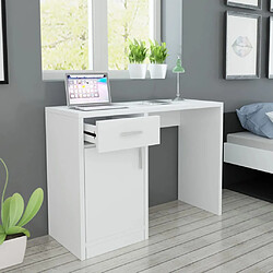 VIDAXL Bureau Blanc