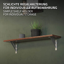 Acheter Ml-design Équerres d'étagère murale - Argent