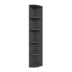 Pegane Étagère colonne - Graphite