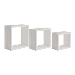 Sanitec AHD Amazing Lot de 3 Étagères Cubes