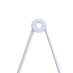 Mendler Étagère murale métal - Blanc