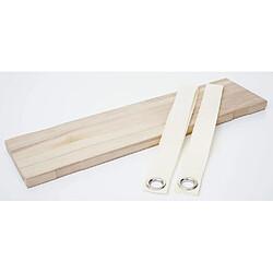 Mendler étagère murale en bois - naturel