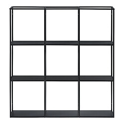 En.casa Étagère murale métal - Noir pas cher