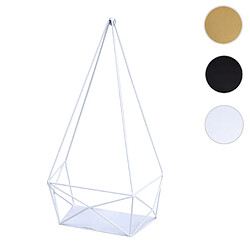 Mendler Étagère murale métal - Blanc