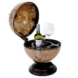 Mendler Globe terrestre décoratif - Marron