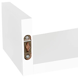 Acheter Idmarket Market Lot Étagères Murales Blanches 3 pcs