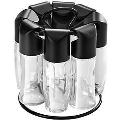 Metaltex Carrousel à épices Spice-8 - Noir