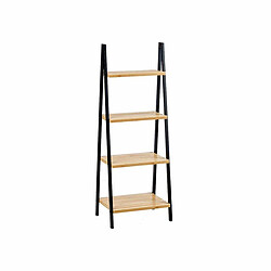 Berilo Étagère colonne bambou - Noir