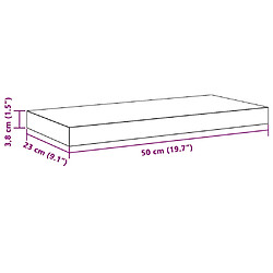 vidaXL Etagères Murales Flottantes pas cher