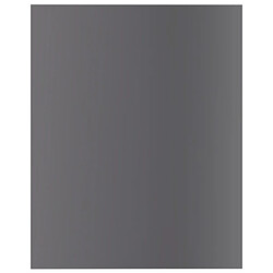 Avis vidaXL Panneaux Bibliothèque Gris Brillant