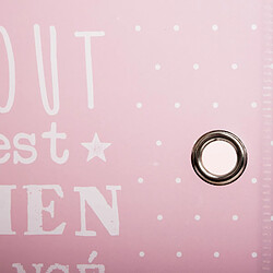 Atmosphera Meuble de rangement enfant Colonne - 34 x H. 140 cm - Rose