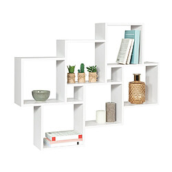 Idmarket MARKET Etagère Murale LUCAS Blanche