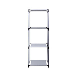 Idebox Étagère colonne 3 casiers - Gris