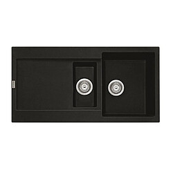 Evier à encastrer 60cm onyx avec siphon - 459464 - Maris Mrg651 - FRANKE