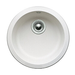 Evier à encastrer 43cm silgranit blanc - 511621 - Blancorondo - BLANCO