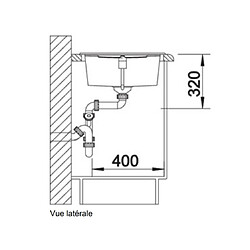 Acheter Evier à encastrer 60cm silgranit - 525932 - Métra Xl 6s - BLANCO