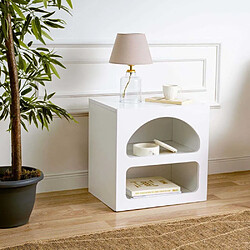 Hanah home Table de chevet - Blanc