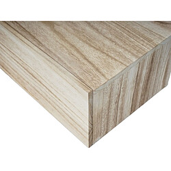 Mendler Étagère murale bois - Brun