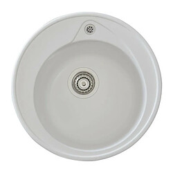 Evier à encastrer RONDA - Blanc