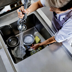 Monstershop Évier Commercial Inox 1 Cuve