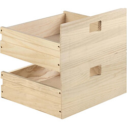 Astigarraga Kit tiroirs pour étagère - Bois clair