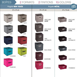 Acheter Atmosphera Etagère rectangulaire 4 cases Mix - H. 100,5 cm - Couleur Bois
