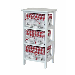 Decoshop26 Étagère colonne sur pied - Blanc