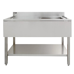 Monstershop Évier Commercial Inox 1 Cuve