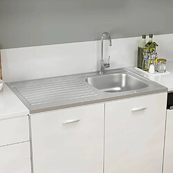 Avis vidaXL Évier & Égouttoir Inox