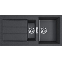 Evier à encastrer 60cm carbone - 915717 - Sirius 2 S2d 651 - FRANKE
