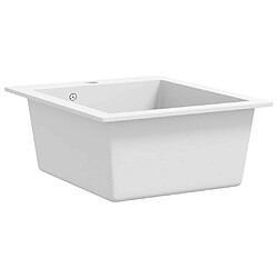 Acheter Vidaxl Évier de Cuisine en Granit - Blanc Crème