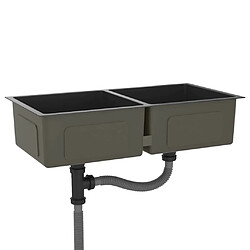 Acheter vidaXL Évier de Cuisine Noir