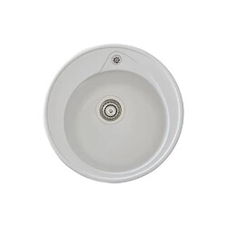 Evier à encastrer RONDA - Blanc