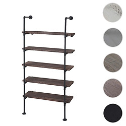 Mendler Étagère industrielle - Marron