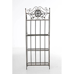 Decoshop26 Étagère de rangement 4 niveaux - Bronze