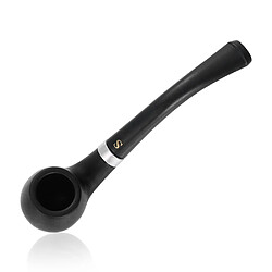 Wewoo Pipe à tabac rétro incurvée - Noir