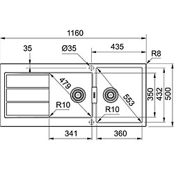 Avis Franke Évier Encastré 80 cm Carbone