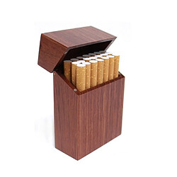 Wewoo Étui à cigarettes en bois avec aimant - Bois de rose