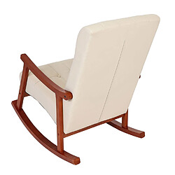 Avis Mendler Fauteuil rocking chair - Crème