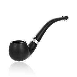 Wewoo Pipe à tabac rétro incurvée - Noir