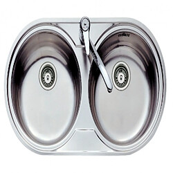 TEKA Évier Double Inox - 80 cm