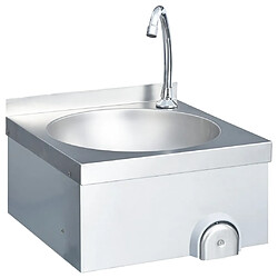 Acheter vidaXL Lavabo Inox avec robinet et distributeur