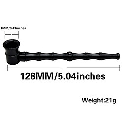 Acheter Wewoo Pipe Bamboo - Noir