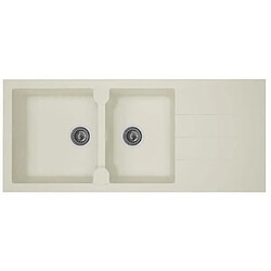 Évier Aloa 2 bacs + 1 égouttoir - Reconditionné