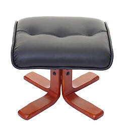 Mendler Fauteuil relax pivotant - Noir pas cher