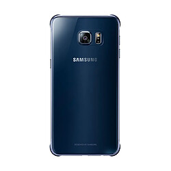 Samsung Clear Cover pour Galaxy S6 Edge Plus - Noir/Bleu